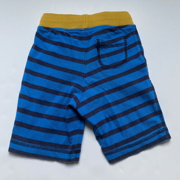 Mini Boden Blue Striped Shorts - Picture 2 of 2